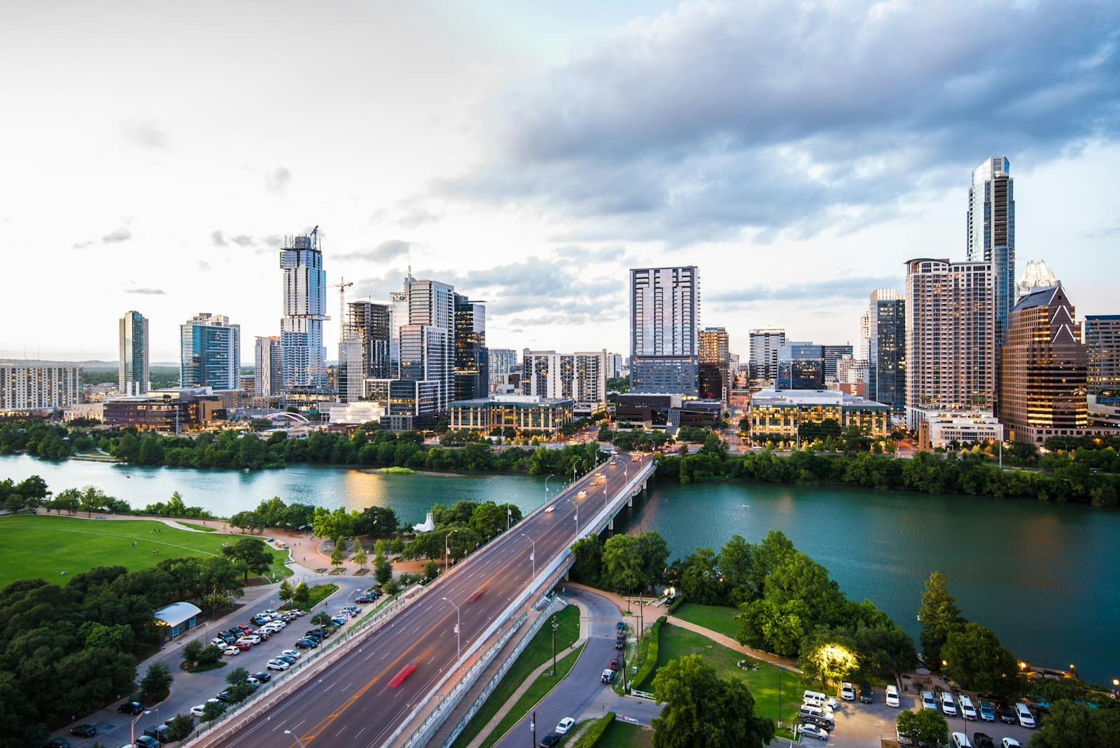 Houston vue depuis les berges